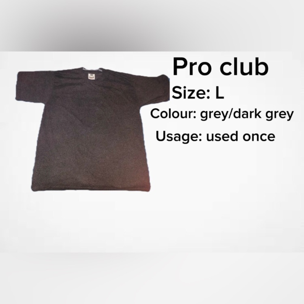 PRO CLUB T shirt  btw the brand of it says polo bc theirs no pro club